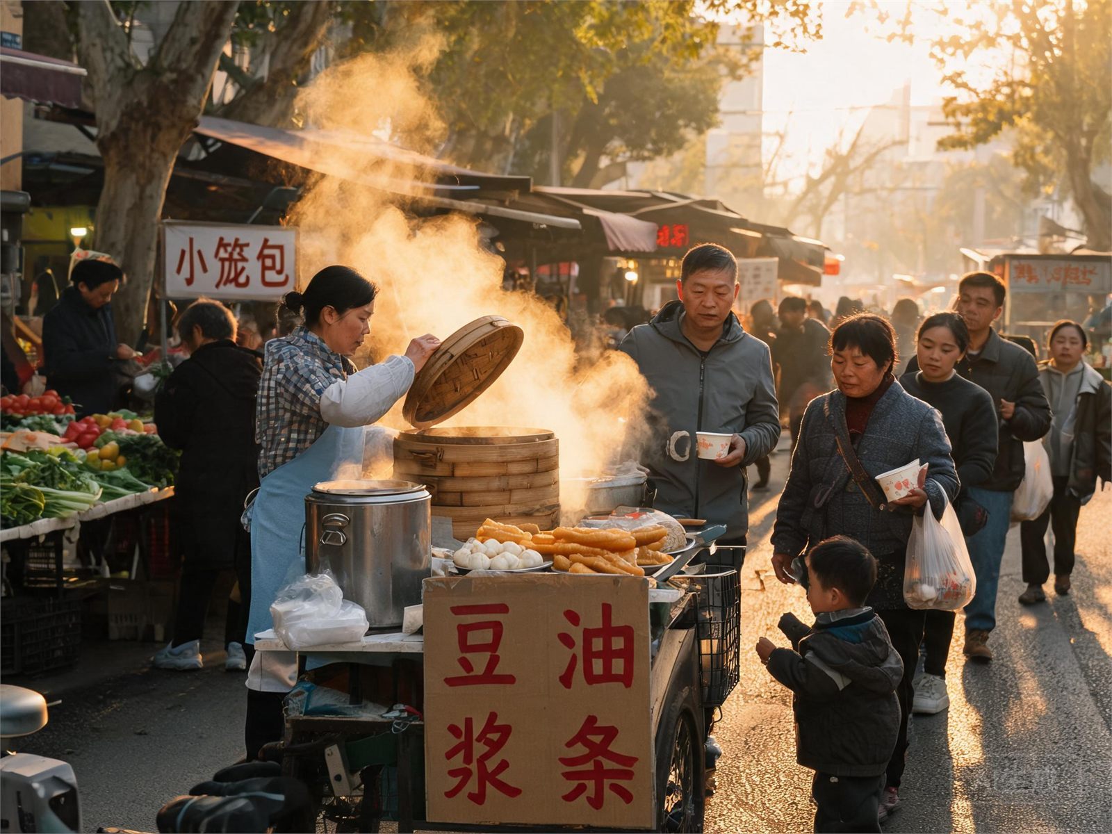 清晨市集，广东 · 汕头