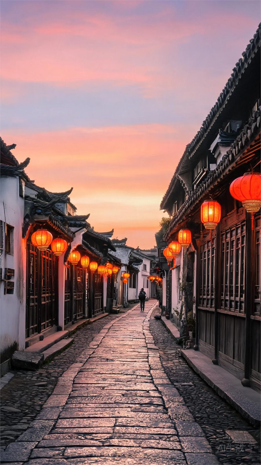 老城石巷，四川 · 阆中